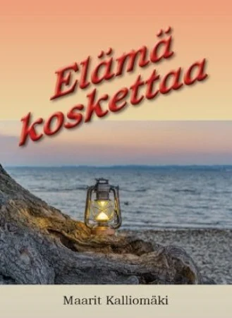 Elämä koskettaa -runokirjan kansi